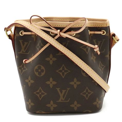 lv nano noe m41346|LOUIS VUITTON Monogram Nano Noe Shoulder Bag Brown .